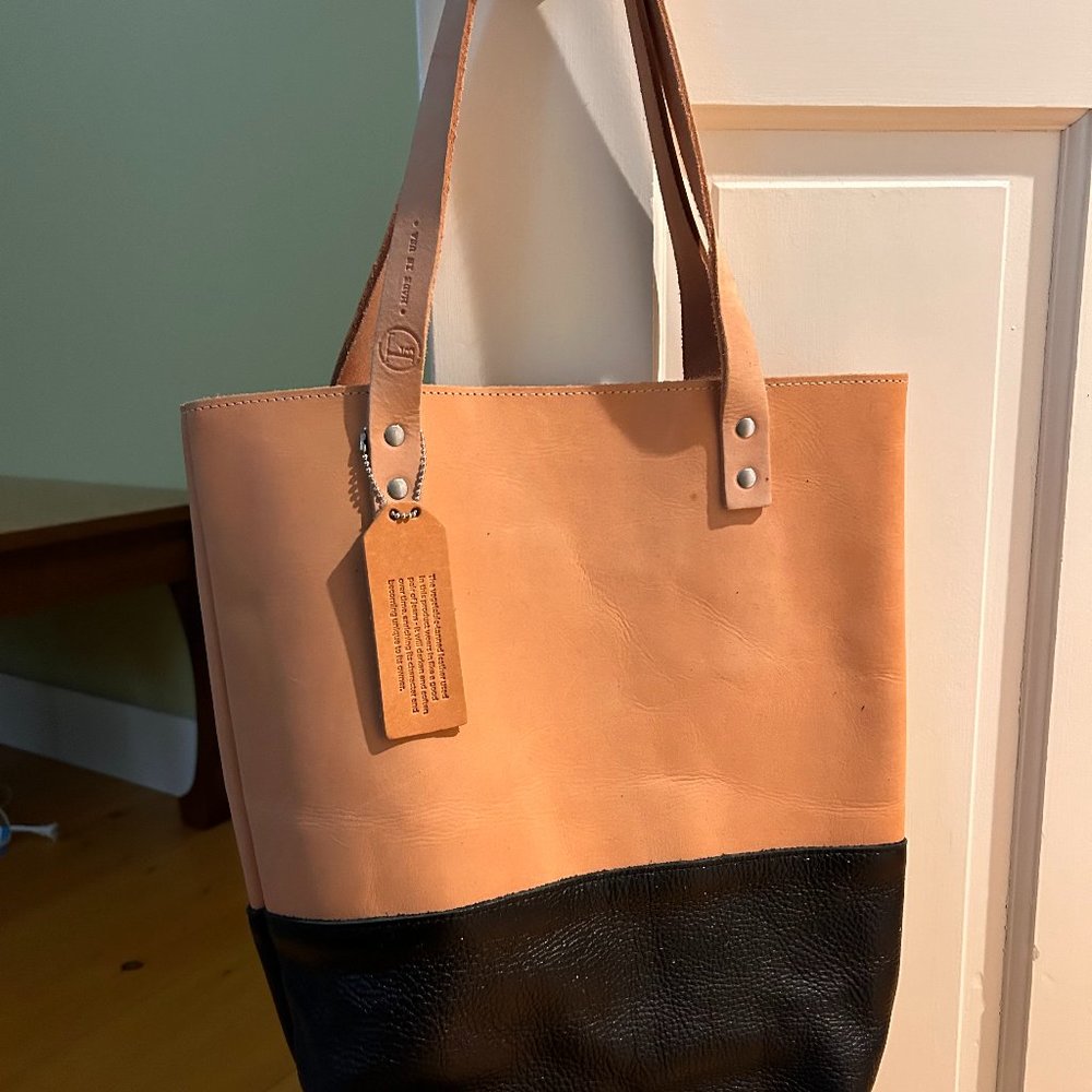 NWT All Leather FLEABAG Tote
